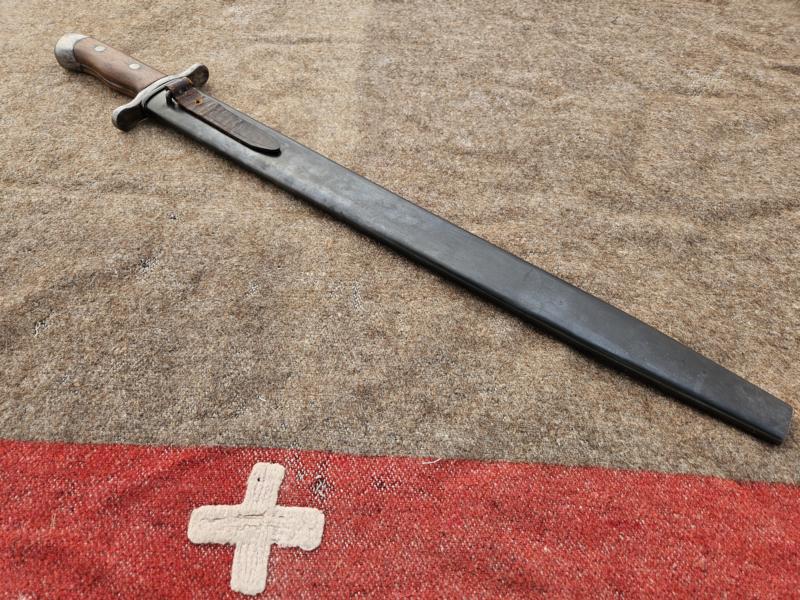 WW1 Schweizer Armee Faschinenmesser M1916 (Fascine Knife) – Bild 2