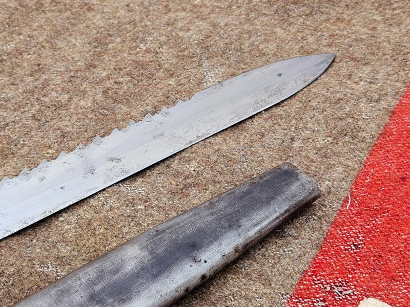 WW1 Schweizer Armee Faschinenmesser M1842/52 (Fascine Knife) – Bild 3