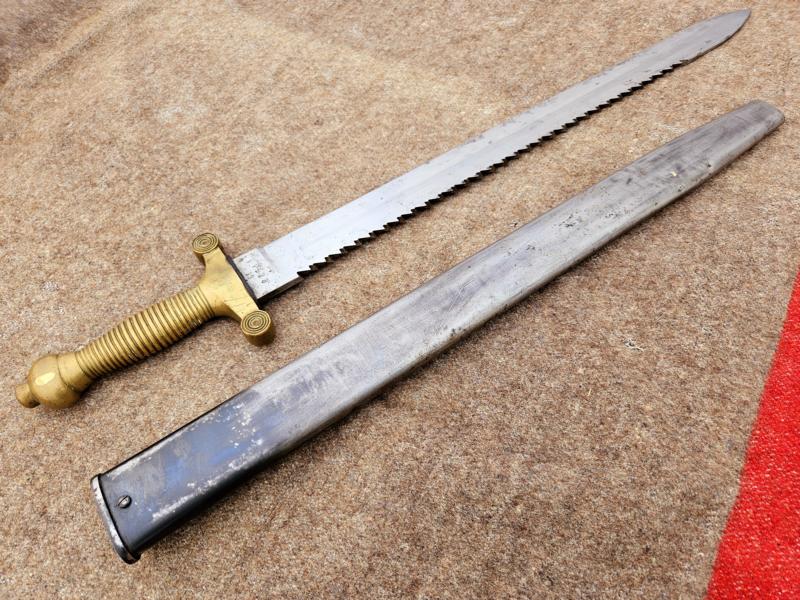 WW1 Schweizer Armee Faschinenmesser M1842/52 (Fascine Knife) – Bild 7