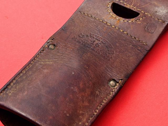 WW1 Koppelschuh zu Schweizer Armee Faschinenmesser M1916 – Bild 5