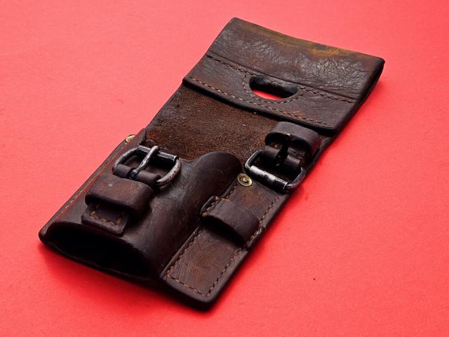 WW1 Koppelschuh zu Schweizer Armee Gotthardbesteck für Alpenfestungstruppen