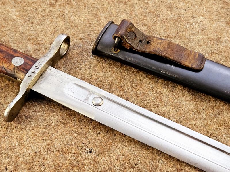 WW1 Schmidt Rubin Bajonett M1889/11 Waffenmechaniker-Ausführung – Bild 5
