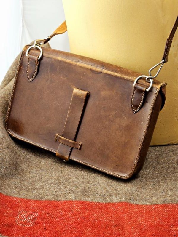 WW2 Schweizer Armee Offizierstasche Aktentasche M1933 (officer map bag / briefcase) – Bild 2